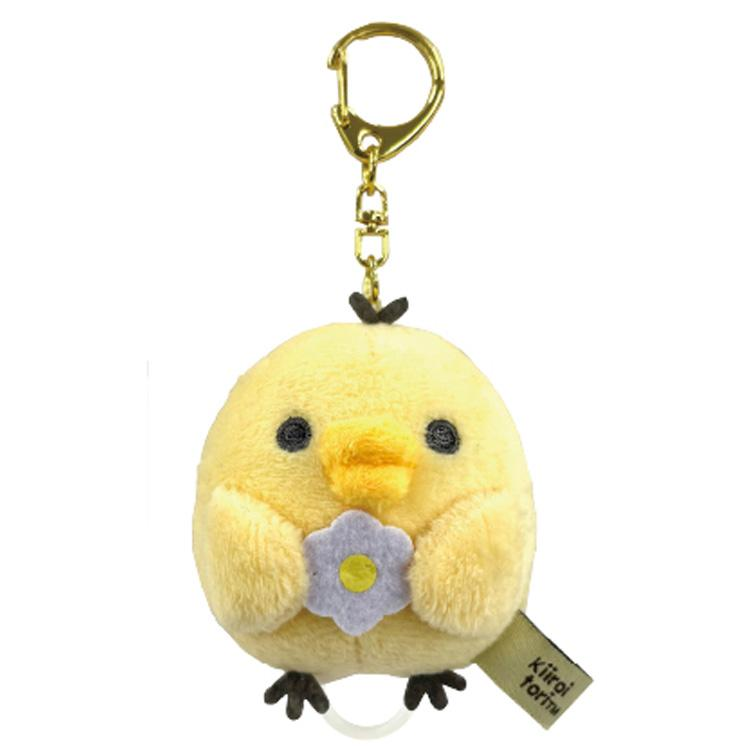 Rilakkuma｜Basic Rilakkuma Flower Vibrating Mascot Holder /Plush Keychain｜101×71×42mm approx.
