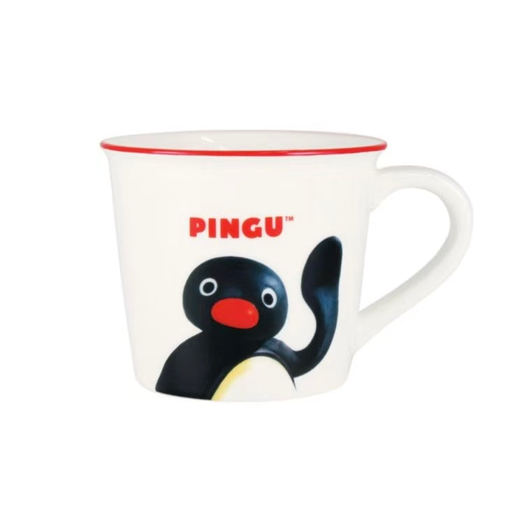 Pingu｜Color Line Measuring Mug｜200ml