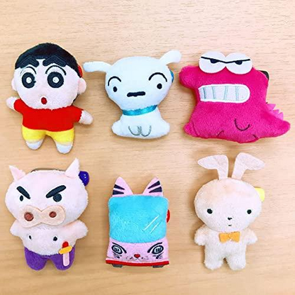 Crayon shin-chan｜Plush Toy Badge/Pin｜H7.5 x W6 x D3cm approx.