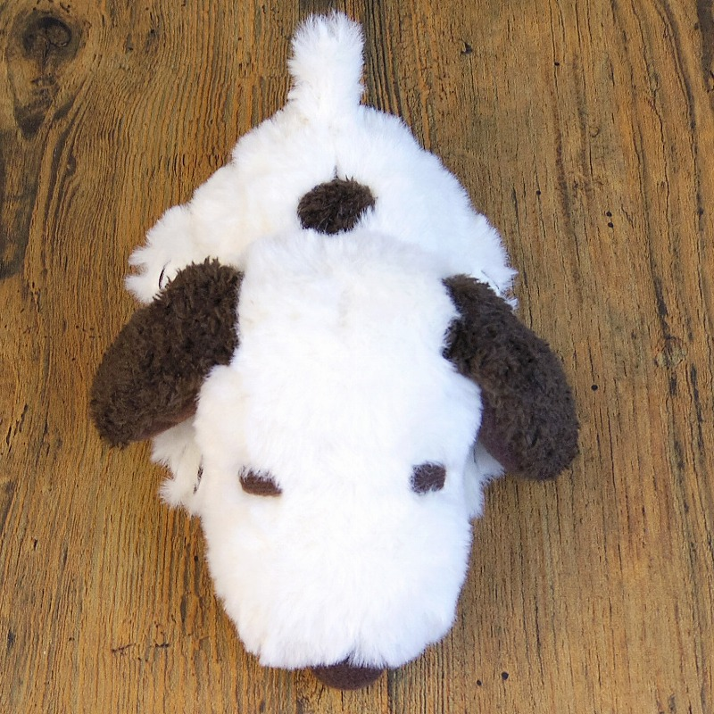 Snoopy史努比｜Nakajima Plush Toy Fuwakuta Plush Toy Mocha S毛茸茸趴趴掌上公仔/玩偶｜约4.1x1.6x4.1cm