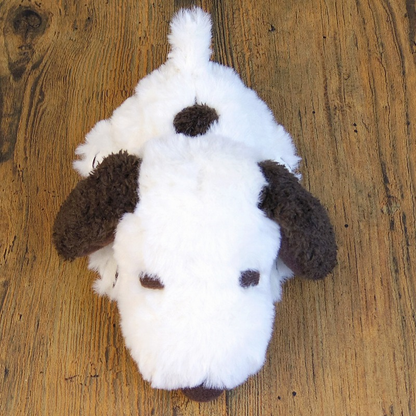 Snoopy史努比｜Nakajima Plush Toy Fuwakuta Plush Toy Mocha S毛茸茸趴趴掌上公仔/玩偶｜约4.1x1.6x4.1cm