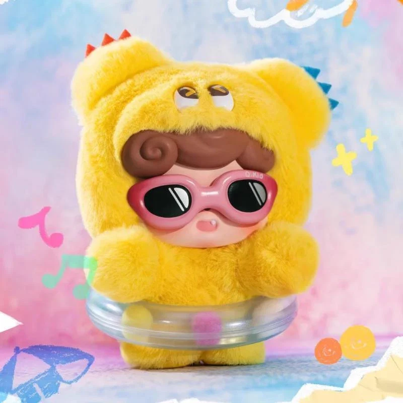JOTOYS Q.Kid Emotional Hairy Monsters Series Vinyl Plush Keychain Blind Box