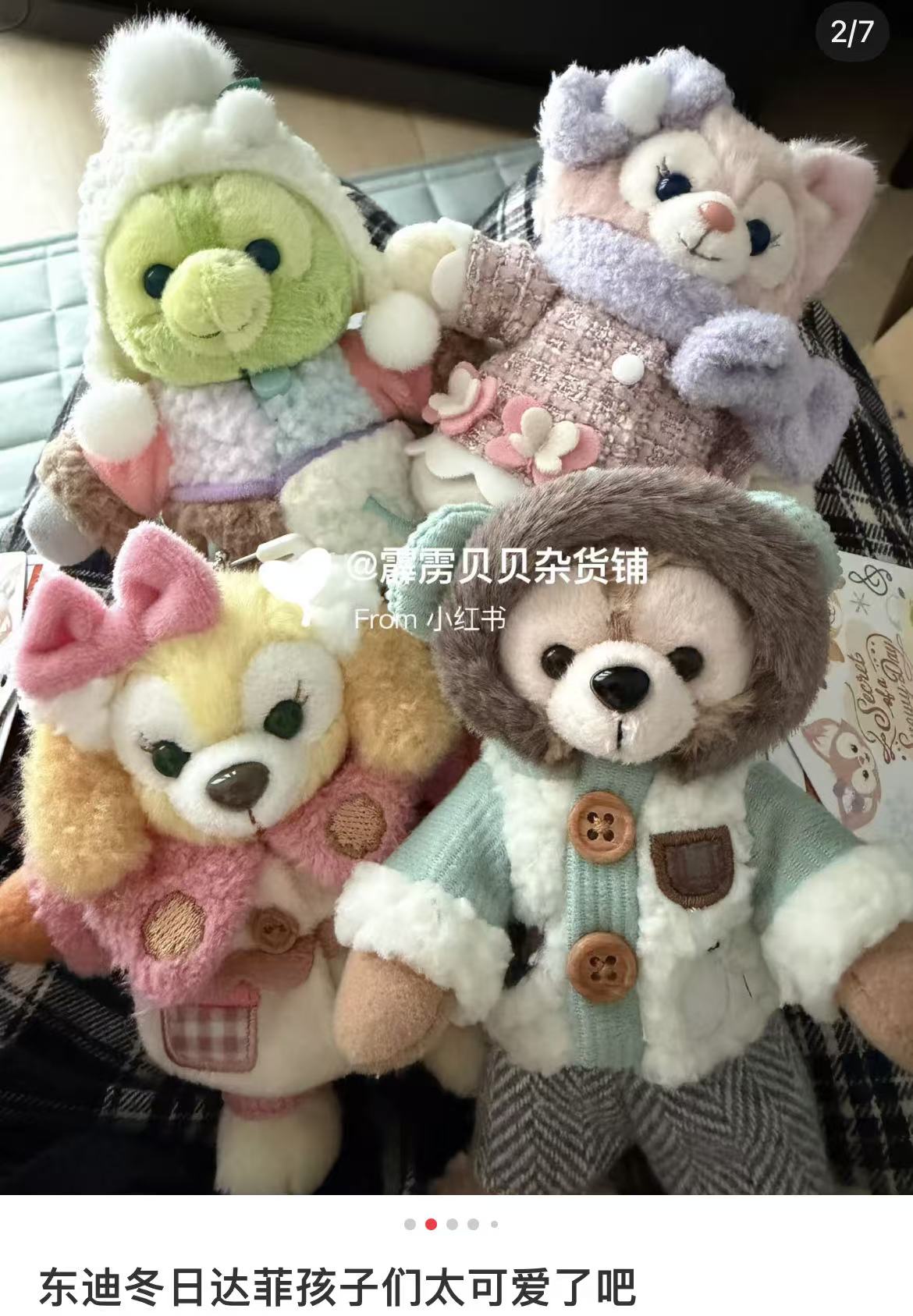 【limit 1】Disney｜Duffy and friend Winter 2025 Mascot Holder /Plush Keychain