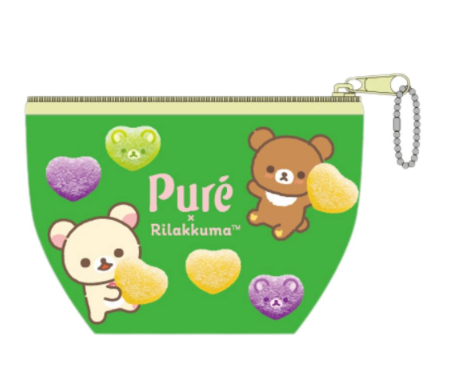 Rilakkuma｜Pure Gummy Mini pouch｜W10.5 x H8.5 x D4.5cm approx.