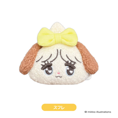 mikko illustrations｜Plush Badge｜ H62 x W80 x D30mm approx.
