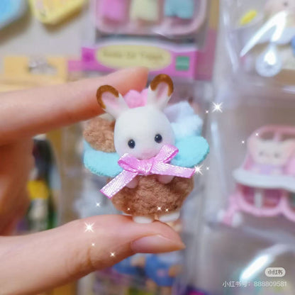 【limit 1】SylvanianFamilies｜Little Baby Popcorns Rabbit Mouse Fox