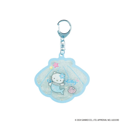 HelloKitty｜Mermaid  Shaka Shaka Acrylic Keychain/Keyring｜ H77 x W65 x D10cm approx.