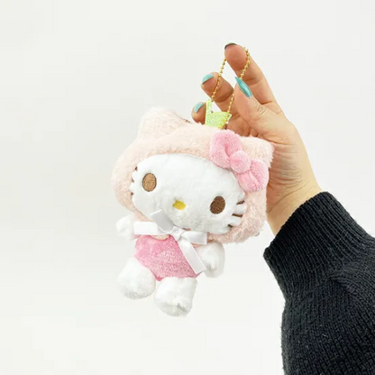 Sanrio｜astel Fruit Hat Mascot Holder /Plush Keychain｜12.5×21×6cm approx.