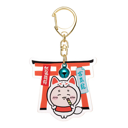 Chiikawa ｜Fushimi Inari Acrylic Keychain/Keyring｜ H60 x W60 x D5mm approx.