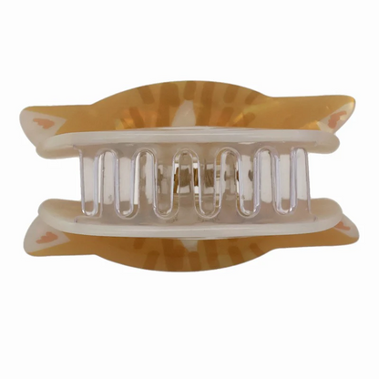 Mofusand｜Pearl Acrylic Hair Claw Clip - Cat｜H60 × W80 × D45mm approx.