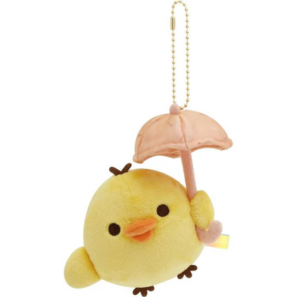 Rilakkuma｜Rainy Day to Sunny Umbrella Mascot Holder /Plush Keychain｜160×140×95mm approx.