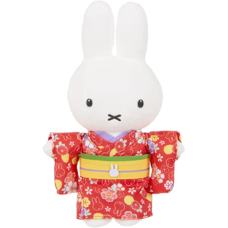 Miffy｜ Kimono Flower Plush Dolls/Plush Toy ｜29×16.5×7.5cm approx.