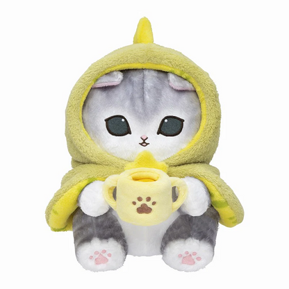 Mofusand｜Fluffy Poncho Hoodie Naughty Dinosaur Plush Dolls/Plush Toy｜225×195×260mm approx.