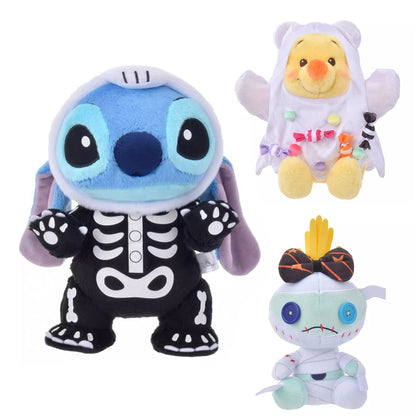 Disney迪士尼｜ Fluffy Plush Toy  / Halloween Skeleton万圣节骷髅玩偶｜ 约25.5×23×15cm
