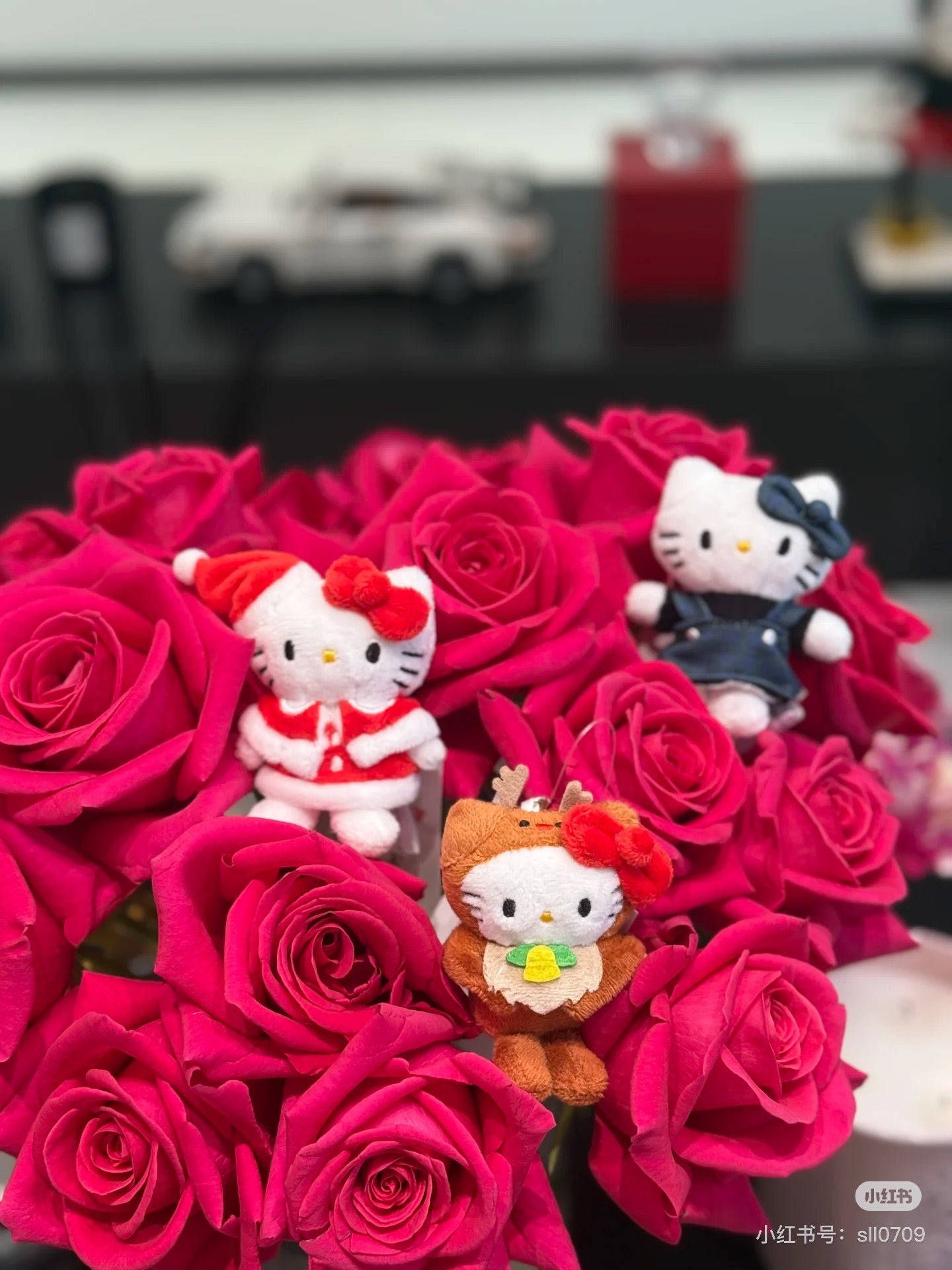 Sanrio三丽鸥｜.st lowrys farm me%联名Hello Kitty第三代毛绒钥匙扣/包挂/挂件
