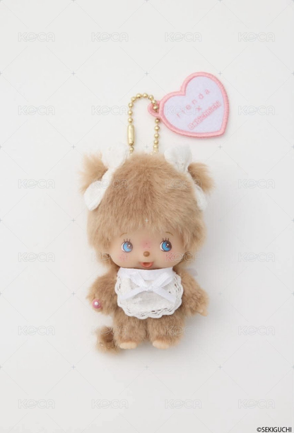【limit 1】Monchhichi｜rienda X Bebichhichi Mascot Holder /Plush Keychain