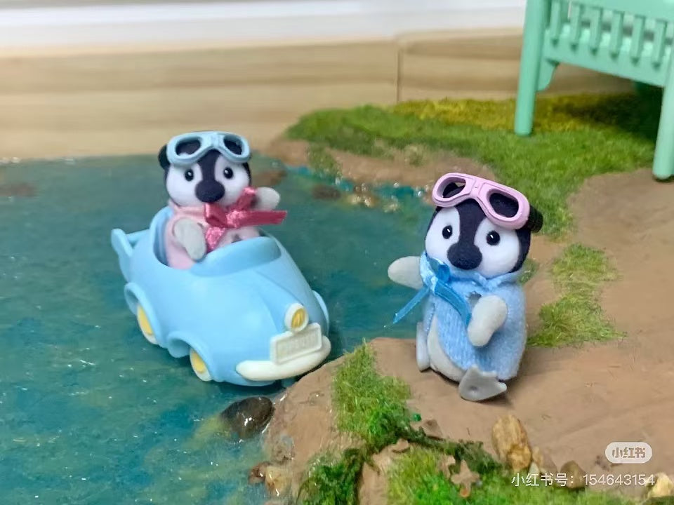 SylvanianFamilies｜Penguin Babies Ride &