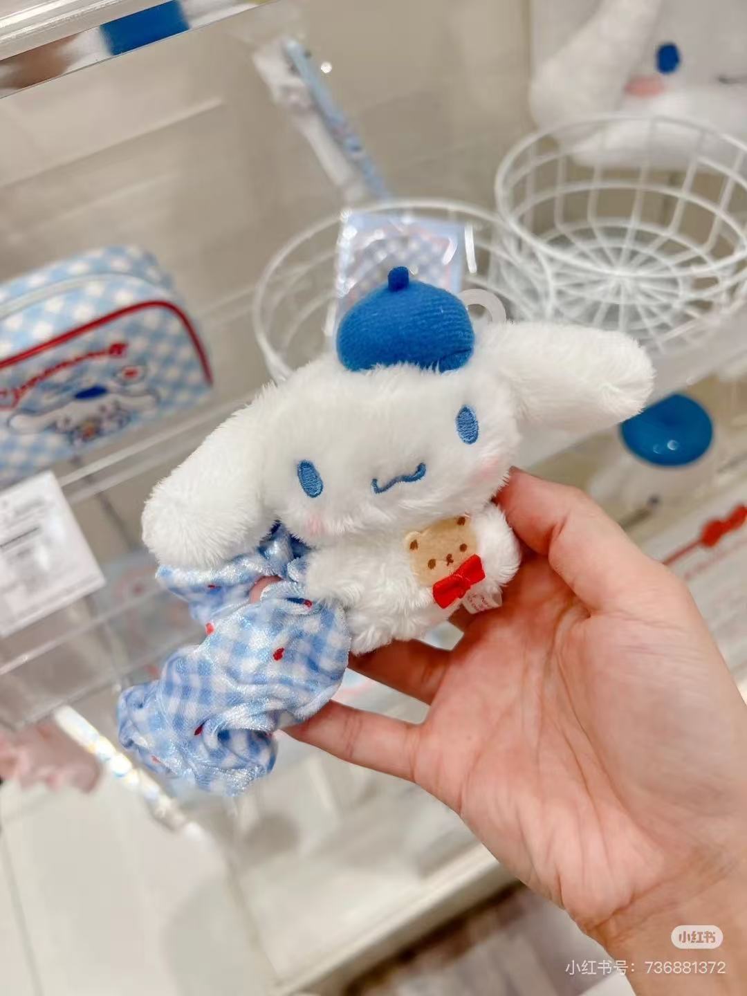 Sanrio｜Cinnamoroll mascot Hair Scrunchie｜15×4×8.5cm approx.