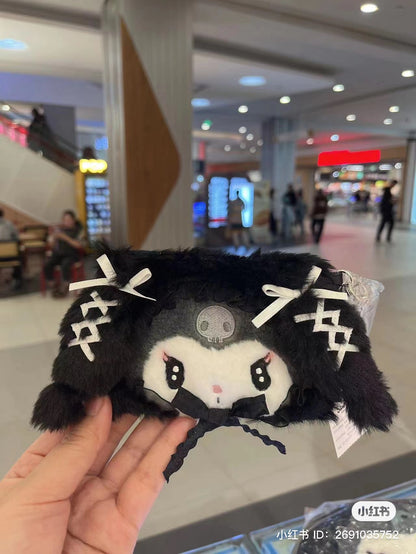 Sanrio｜第三代暗黑地雷限定毛绒卡包｜约16×3×9cm