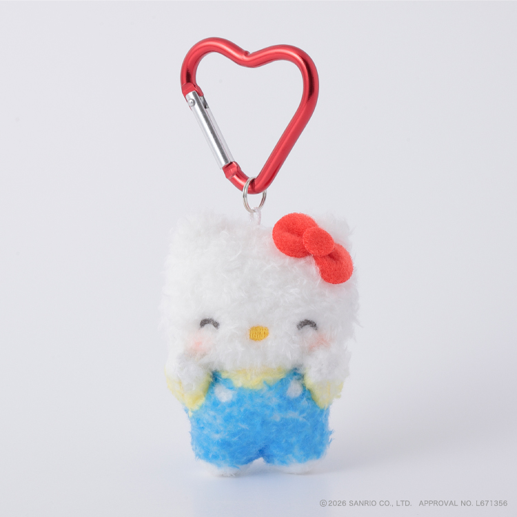 Sanrio｜Cheek Squeeze Mini Mascot Holder /Plush Keychain｜H75mm approx.