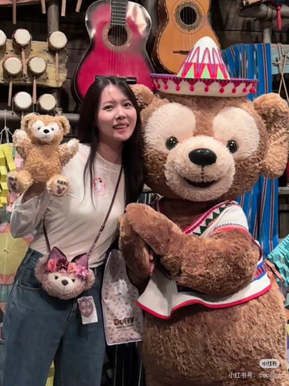 Disney迪士尼｜2024东迪秋日睡衣派对Shelliemay雪莉玫/玫玫毛绒斜挎包/卡包/零钱包