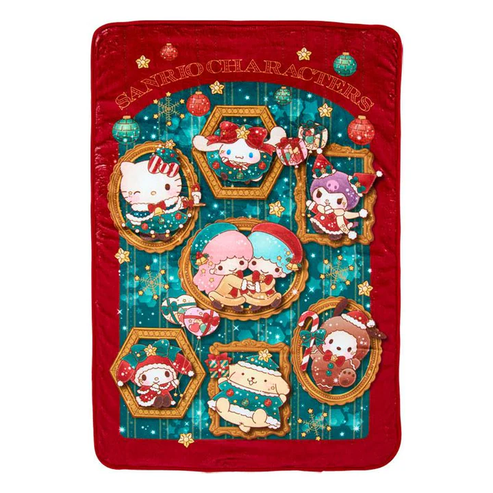 Sanrio｜Christmas Cushion Blanket｜W70×D2×H105cm approx.