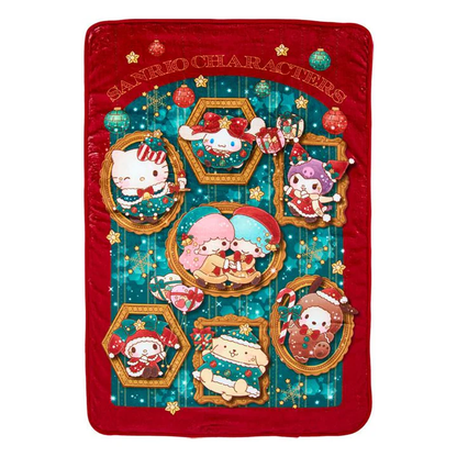 Sanrio｜Christmas Cushion Blanket｜W70×D2×H105cm approx.