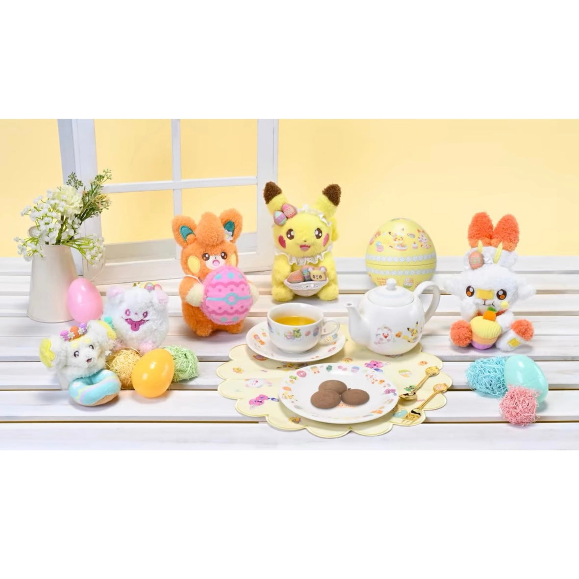Pokemon｜pokepeace限定抱彩蛋毛绒挂件｜约10 x 10 x 13.5 cm