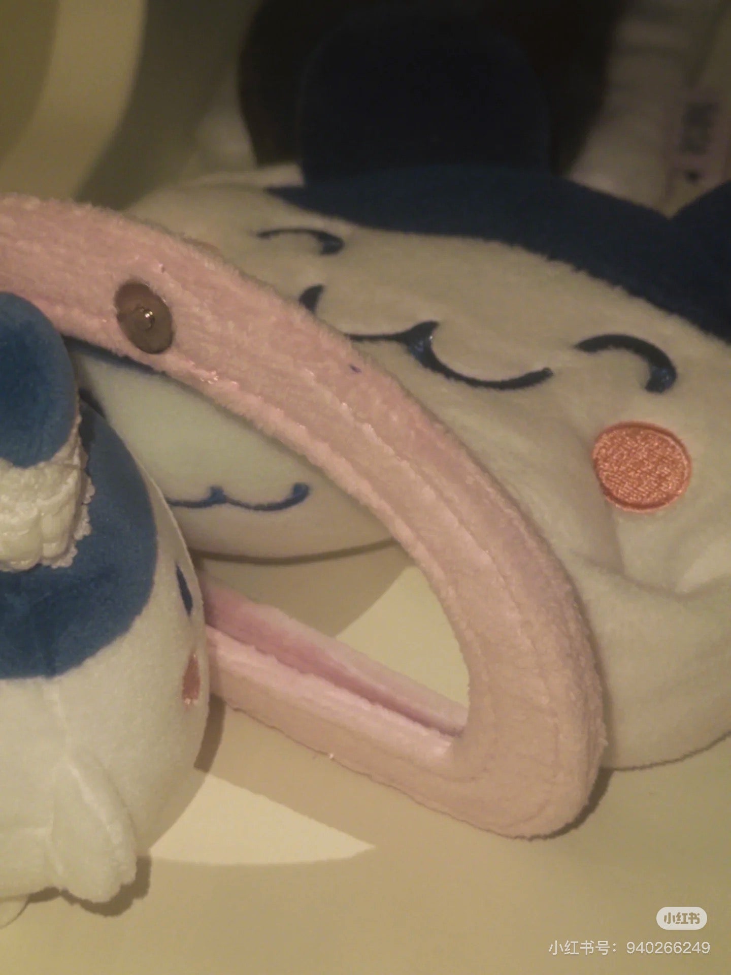 Tamagotchi｜Boa-fleece Pouch/Mirror｜约W375 x H415mm