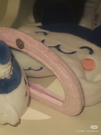 Tamagotchi｜Boa-fleece Pouch/Mirror｜约W375 x H415mm