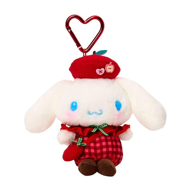 Sanrio｜Autumn Apple Gingham Red Mascot Holder /Plush Keychain｜11×9×14.5cm approx.
