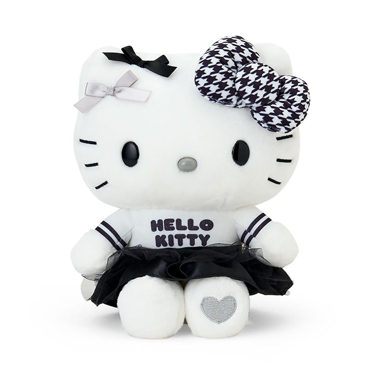 Sanrio三丽鸥｜Plush Toy Monotone黑白印象千鸟格系列可爱角色毛绒玩偶/公仔｜约17×12×22cm