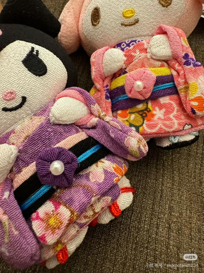 Sanrio｜Kimono Mascot Holder /Plush Keychain｜H12cm approx.