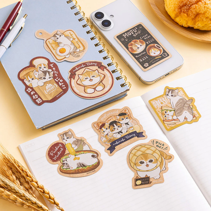 Mofusand｜Mofumofu Bakery Smartphone-sized sticker｜H76 x W66mm approx.