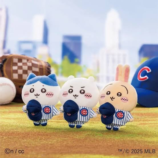 【limit 1】Chiikawa｜Chiikawa X  MLB Tokyo Series Dodgers Mascot Holder /Plush Keychain｜H120×W93×D50mm approx.