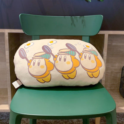 Kirby｜cafe限定厨师瓦豆三小只mochi抱枕/靠垫｜约220 x 430 x 120 mm
