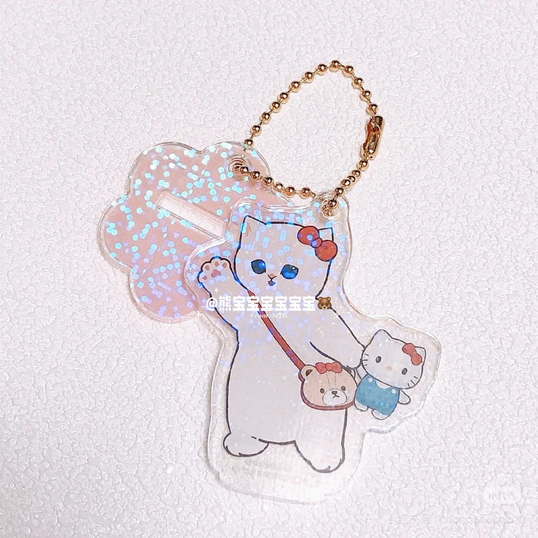 Mofusand｜Sanrio Characters Ackry Keychain Collection mystery bag/blind box/All 6 types｜1pcs