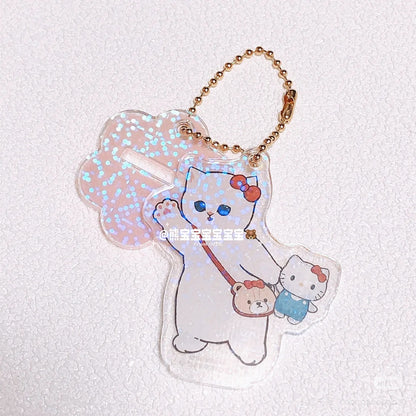 Mofusand｜Sanrio Characters Ackry Keychain Collection mystery bag/blind box/All 6 types｜1pcs