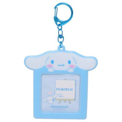 Sanrio｜Square Name Tag Keychain｜10×9.4cm approx.