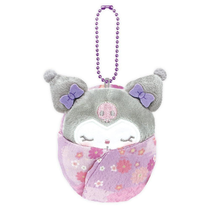 Sanrio｜Muslin Blanket Mascot Holder /Plush Keychain｜4.0 x 12.0 x 11.0cm approx.