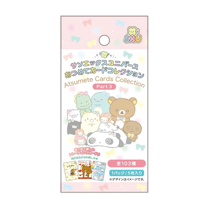 Sanx｜Universe Atsumete Cards Collection Part 3 mystery bag/blind box/All 103 types｜1pc