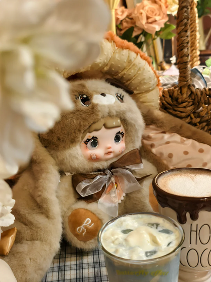 NOMMI Mushroom Hat 400% Big Doll Series vinyl Plush Blind Box