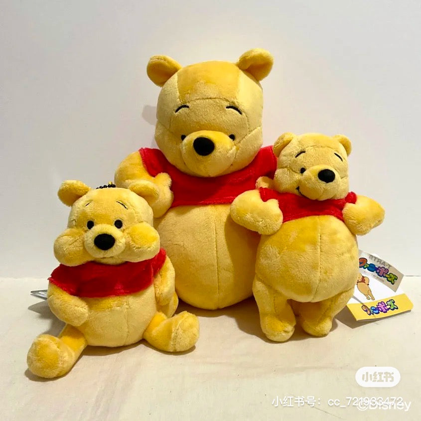 Disney｜Pooh 噗噗露肚皮公仔/玩偶｜約W140×H200×D110mm