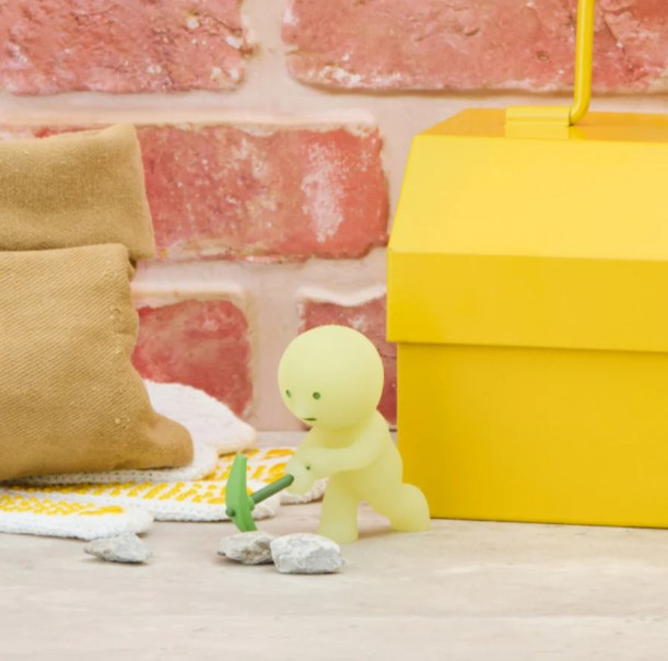 SMISKI｜Mini Glow Figure - CONSTRUCTION mystery bag/blind box/All 6 types｜1pcs