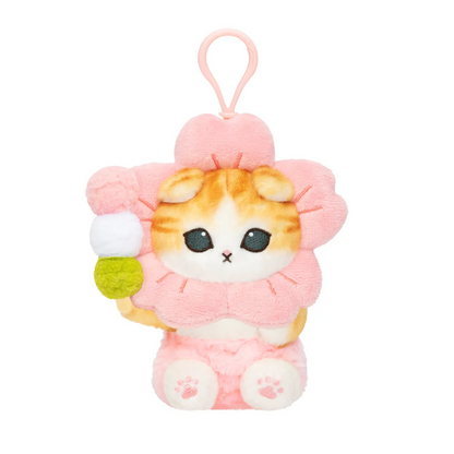 Mofusand｜Flower Sakura Cherry Blossom Dango Mascot Holder /Plush Keychain｜140×70×110mm approx. approx.