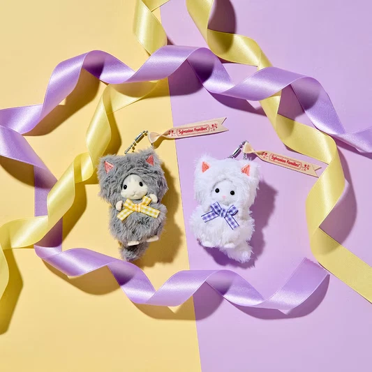 【limit 1】SylvanianFamilies｜Persian Cat Girl Cat Costume Keychain