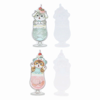 Mofusand｜Sanrio Characters Die-Cut Mini Letter Set