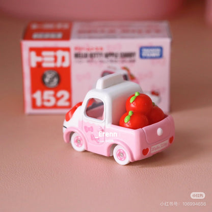 Tomica｜Dream Tomica 152 Hello Kitty Apple Car｜W78×H41×D39mm approx.