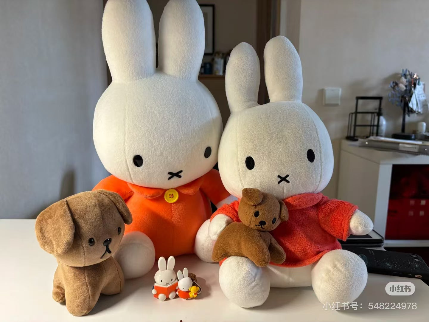 Miffy｜with Snuffy Sitting Plush Dolls/Plush Toy｜H33cm approx.