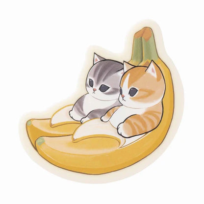 Mofusand｜Mofumofu Marche Sleeping Acrylic Badge - Vegetable Cat｜H65×W54×D15mm approx.